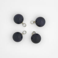 Blauwe Goudsteen bolletje/Blue Goldstone sphere (diameter 1,2-1,5 cm)